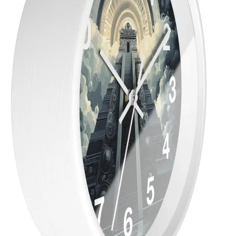 Celestial Mayan Pyramid Wall Clock, photograph 3