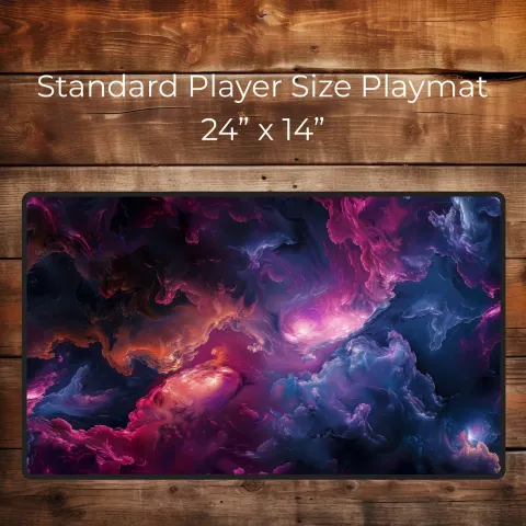 Cosmic Nebula Heart Playmat