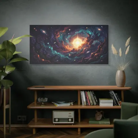 Cosmic Nebula Canvas Print