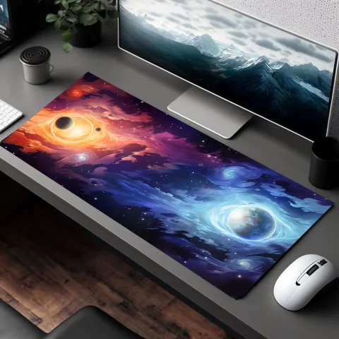 Pastel Space Desk Mat, photograph 2