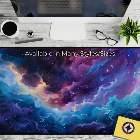 Dazzling Cosmic Wisps Playmat, photograph 2