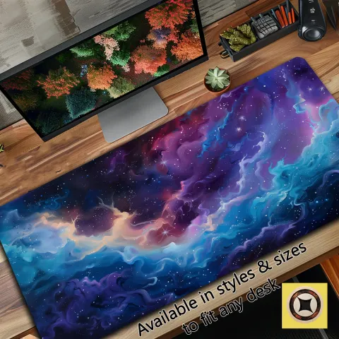 Dazzling Cosmic Wisps Playmat, photograph 3