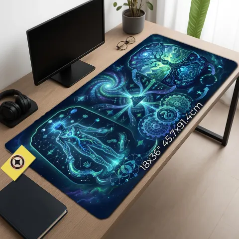 Cosmic Anatomy Tree of Life Desk Mat