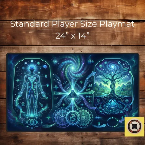 Cosmic Anatomy Tree of Life Desk Mat, photograph 2