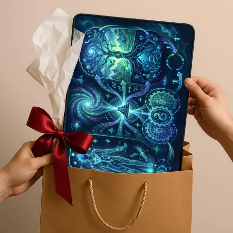 Cosmic Anatomy Tree of Life Desk Mat, photograph 3