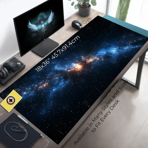Deep Space Tranquility Desk Mat, photograph 2