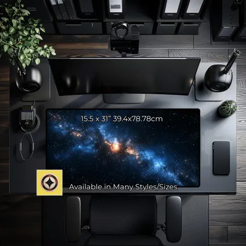 Deep Space Tranquility Desk Mat, photograph 3