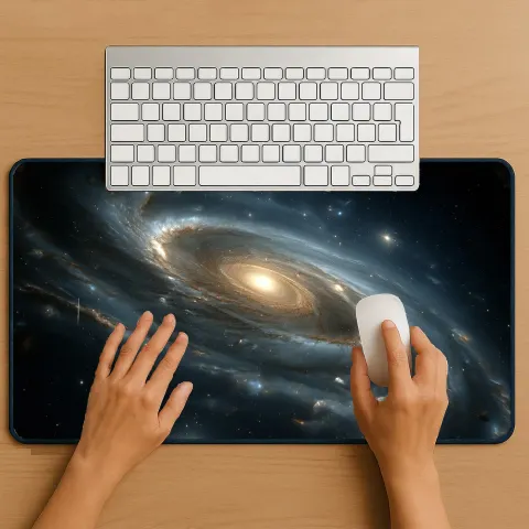 Spiral Galaxy Desk Mat, photograph 2