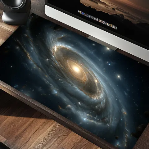 Spiral Galaxy Desk Mat, photograph 3