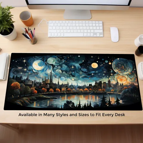 Celestial City Riverside Desk Mat, photograph 2