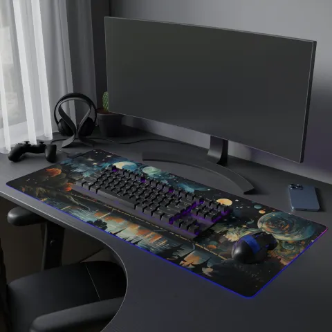 Celestial City Riverside Desk Mat, photograph 3