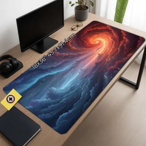 Cosmic Storm Desk Mat