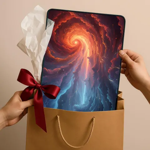 Cosmic Storm Desk Mat, photograph 3
