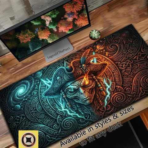 Cosmic Alien Pirate Playmat