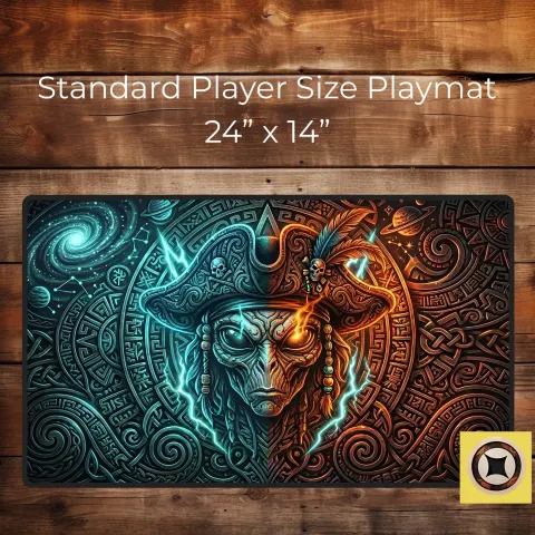 Cosmic Alien Pirate Playmat, photograph 2