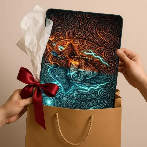Cosmic Alien Pirate Playmat, photograph 3