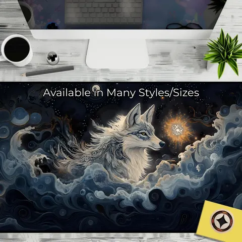 Mystic Celestial Wolf Playmat, photograph 3