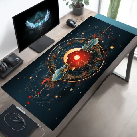 Celestial Astrology Desk Mat