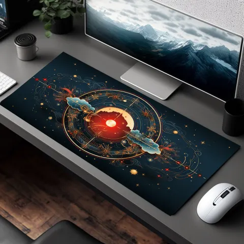 Celestial Astrology Desk Mat, photograph 2