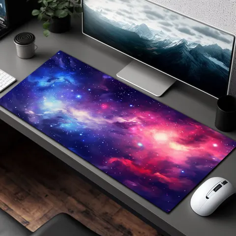 Deep Space Nebula Desk Mat, photograph 2