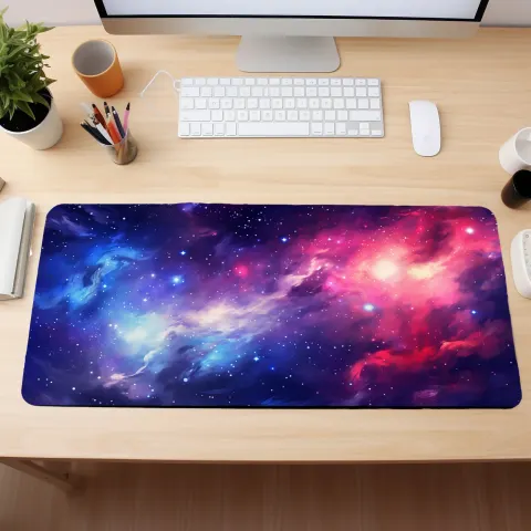 Deep Space Nebula Desk Mat, photograph 3