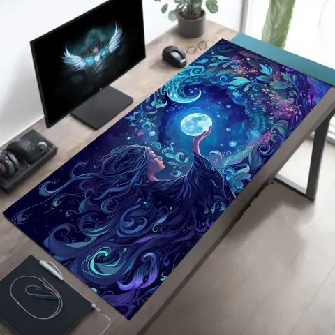 Enchanted Moon Desk Mat