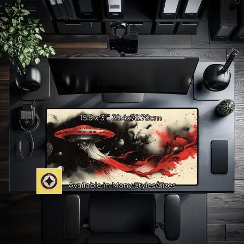 Fantasy UFO Playmat, photograph 3