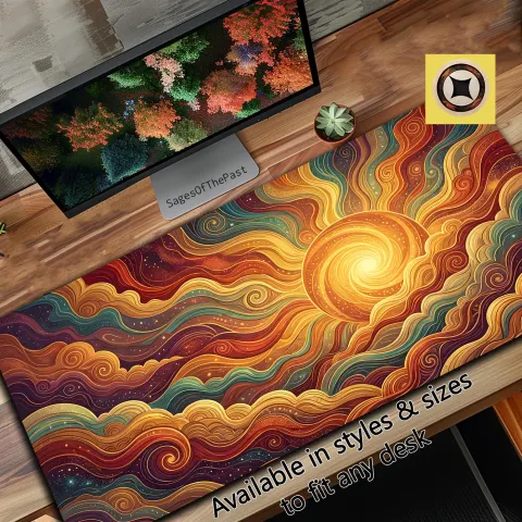 Solar Winds Mouse Pad