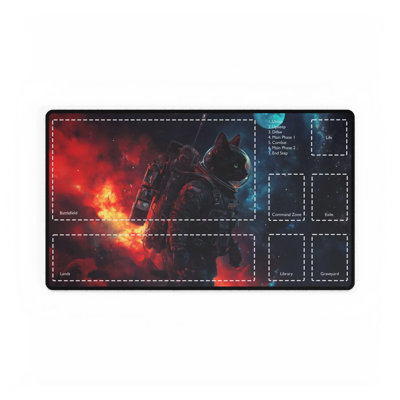 Cosmic Cat Explorer Playmat