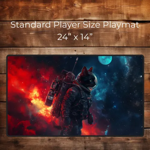 Cosmic Cat Explorer Playmat, photograph 2