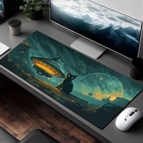 UFO Cat Desk Mat, photograph 2