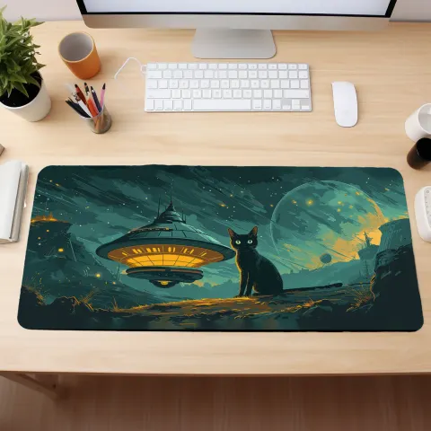 UFO Cat Desk Mat, photograph 3