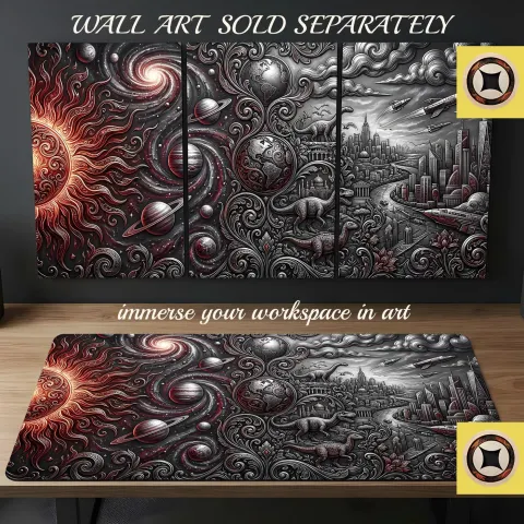 Molten Cosmos Desk Mat