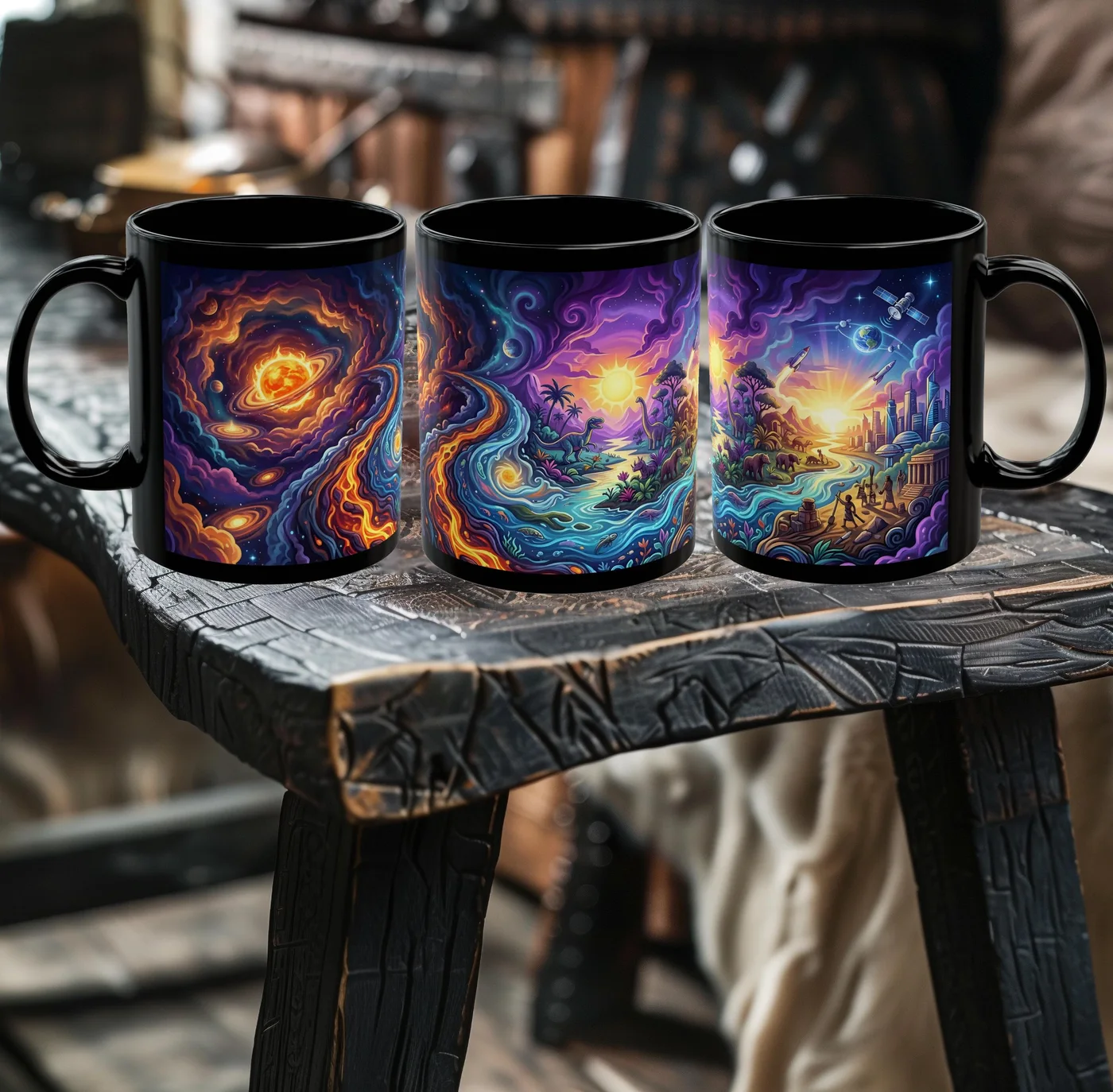 Evolution of Space and Time Coffee Mug