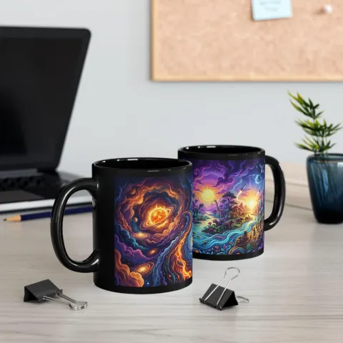 Evolution of Space and Time Coffee Mug, photograph 3