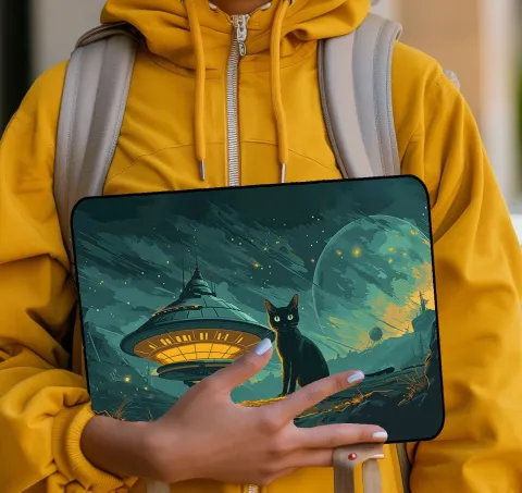 UFO Cat Laptop Sleeve
