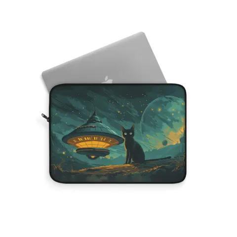 UFO Cat Laptop Sleeve, photograph 2