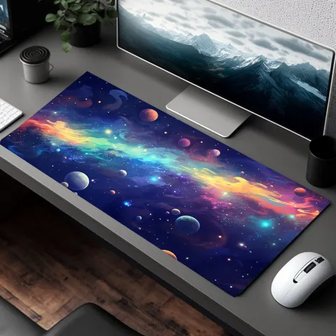 Galactic Streams Desk Mat, photograph 2
